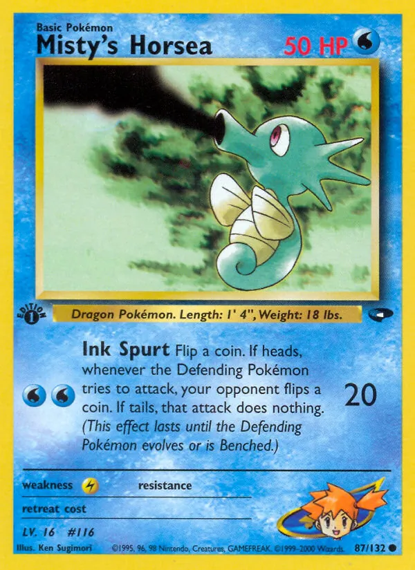 Misty's Horsea (Gym Challenge #87/132)