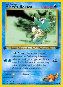 Misty's Horsea (Gym Challenge #87/132)