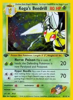Koga's Beedrill (Gym Challenge #9/132)