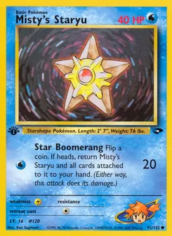 Misty's Staryu (Gym Challenge #92/132)