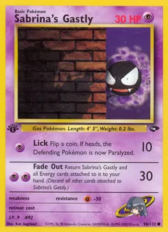 Sabrina's Gastly (Gym Challenge #96/132)