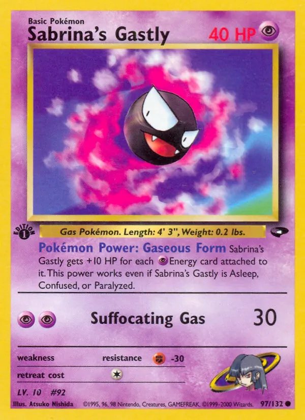 Sabrina's Gastly (Gym Challenge #97/132)