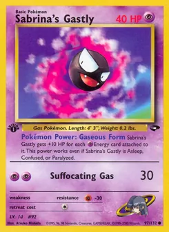 Sabrina's Gastly (Gym Challenge #97/132)