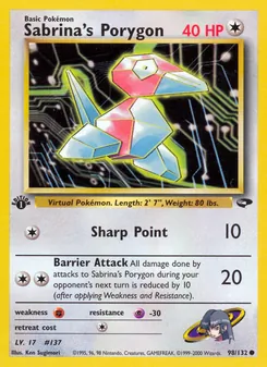 Sabrina's Porygon (Gym Challenge #98/132)