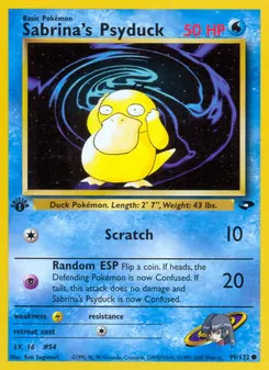 Sabrina's Psyduck (Gym Challenge #99/132)