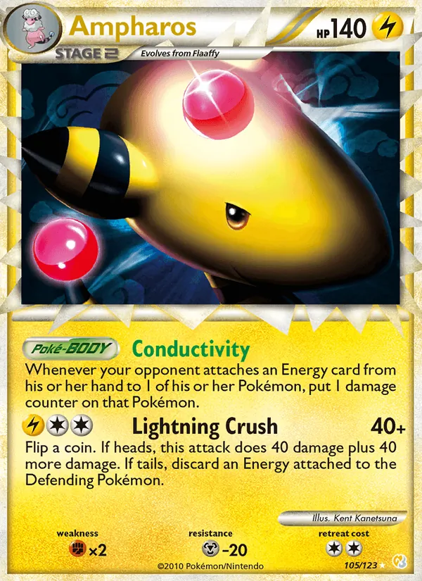 Ampharos (HeartGold SoulSilver #105/123)