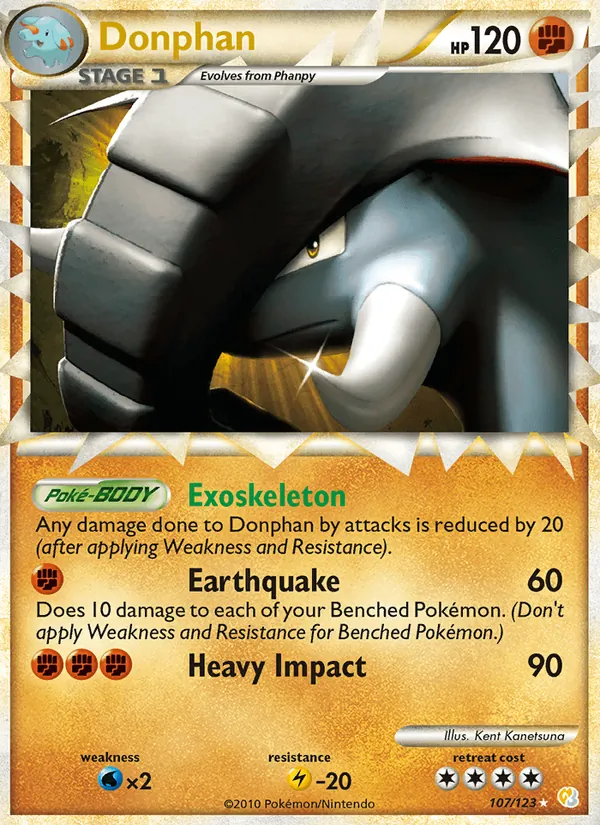 Donphan (HeartGold SoulSilver #107/123)