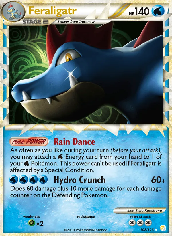 Feraligatr (HeartGold SoulSilver #108/123)