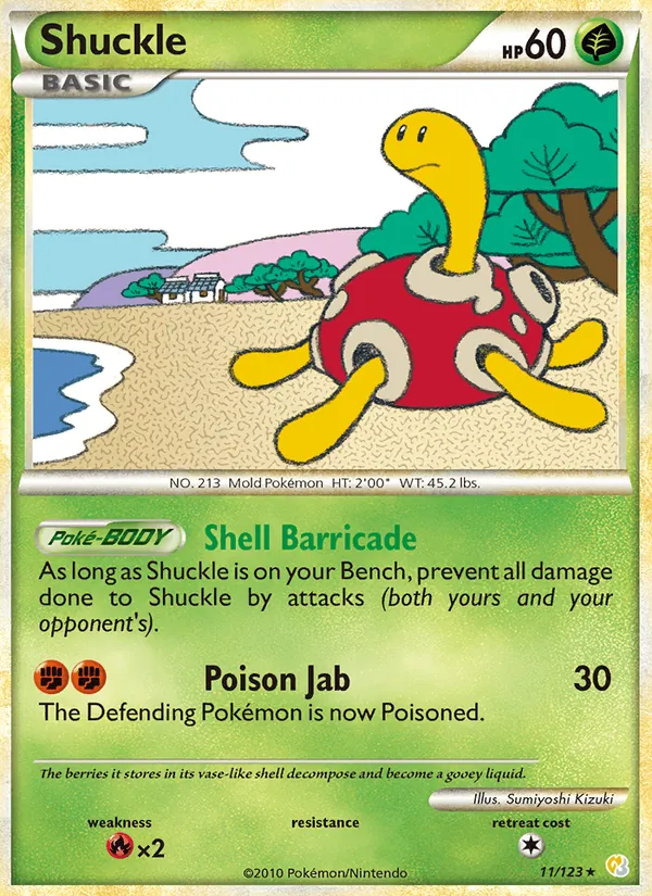 Shuckle (HeartGold SoulSilver #11/123)
