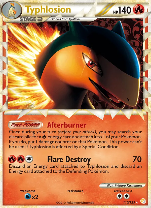 Typhlosion (HeartGold SoulSilver #110/123)