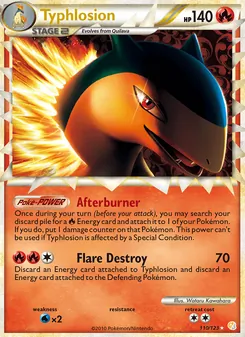 Typhlosion (HeartGold SoulSilver #110/123)
