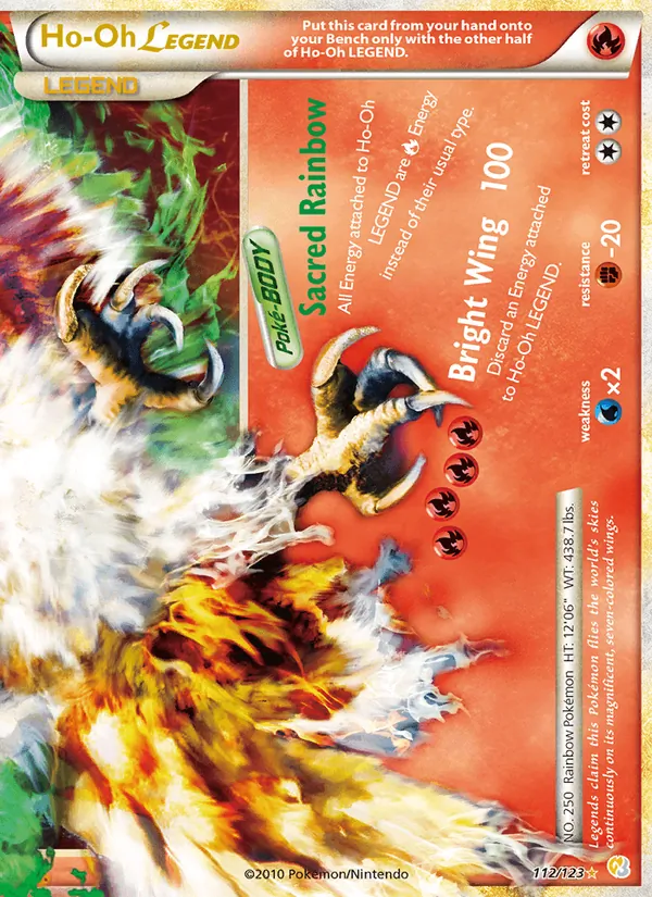 Ho-Oh LEGEND (HeartGold SoulSilver #112/123)