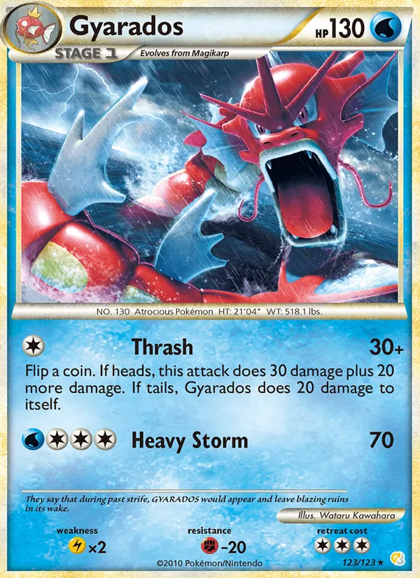 Gyarados (HeartGold SoulSilver #123/123)