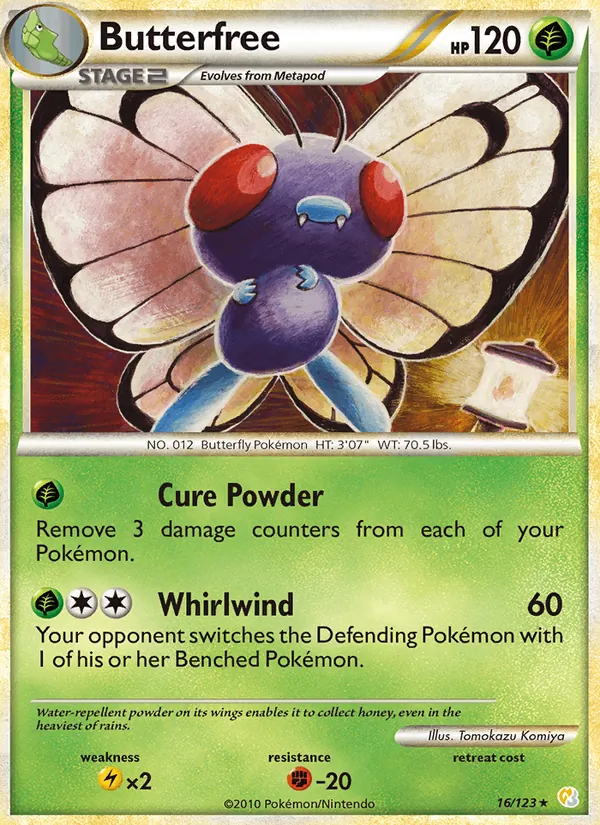 Butterfree (HeartGold SoulSilver #16/123)