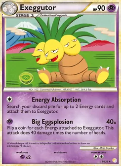 Exeggutor (HeartGold SoulSilver #18/123)