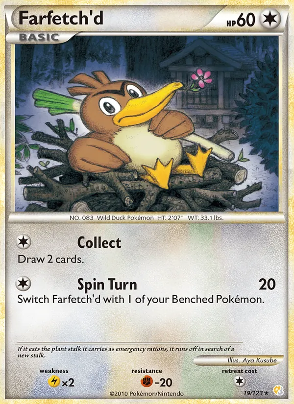 Farfetch'd (HeartGold SoulSilver #19/123)