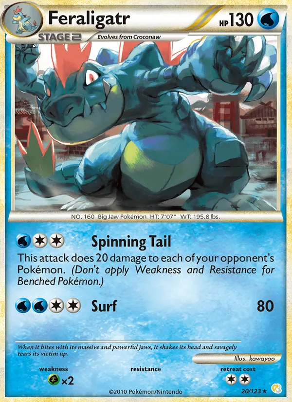 Feraligatr (HeartGold SoulSilver #20/123)