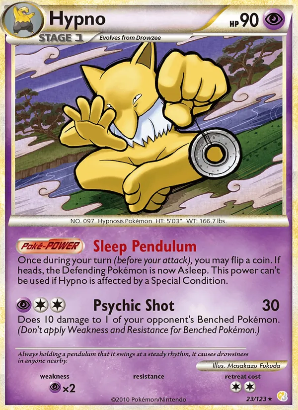 Hypno (HeartGold SoulSilver #23/123)