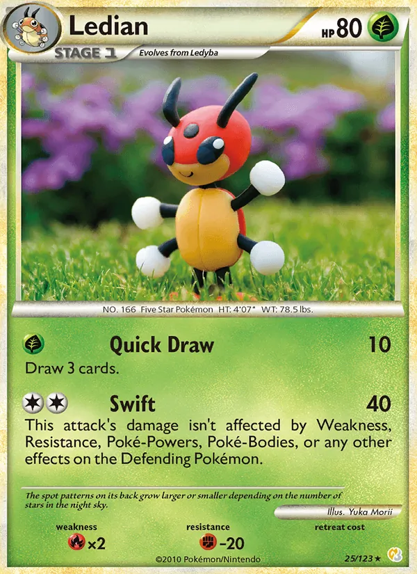 Ledian (HeartGold SoulSilver #25/123)