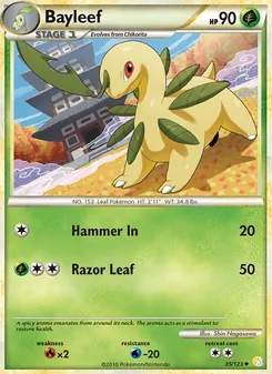 Bayleef (HeartGold SoulSilver #35/123)