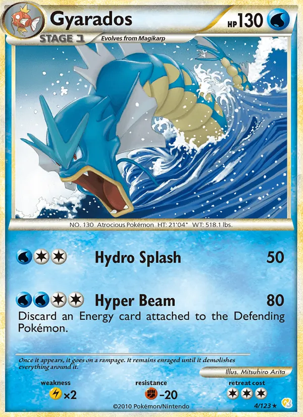 Gyarados (HeartGold SoulSilver #4/123)