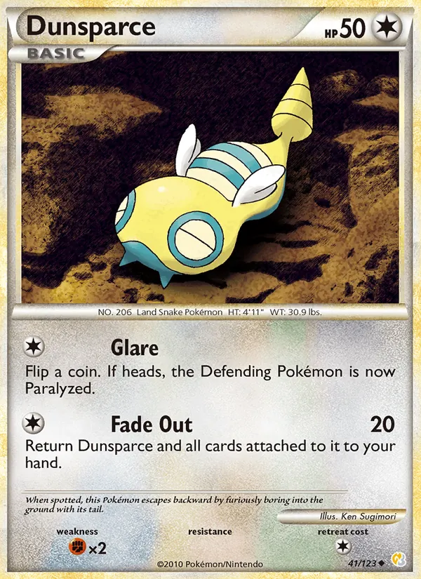 Dunsparce (HeartGold SoulSilver #41/123)