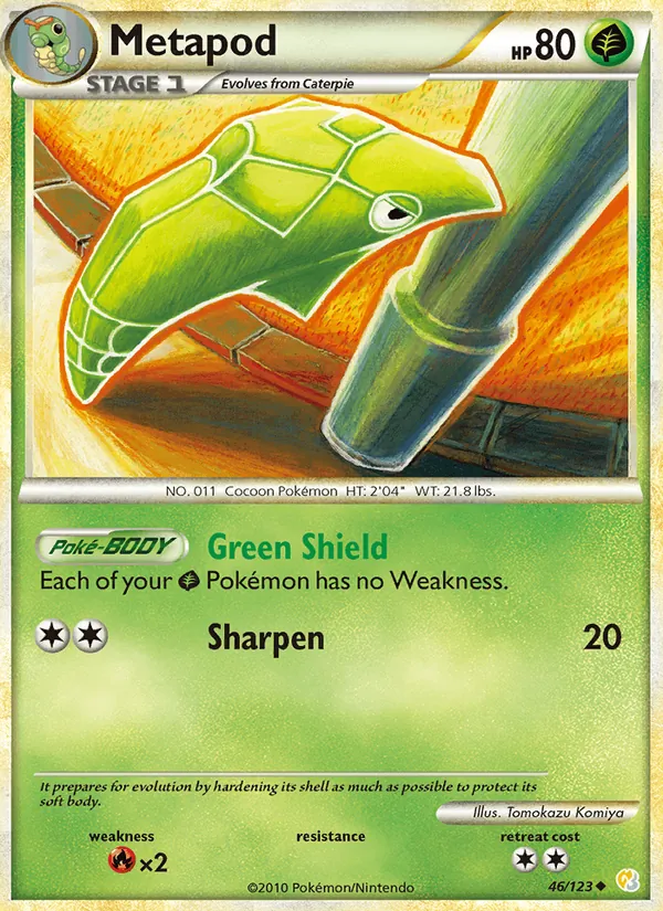 Metapod (HeartGold SoulSilver #46/123)