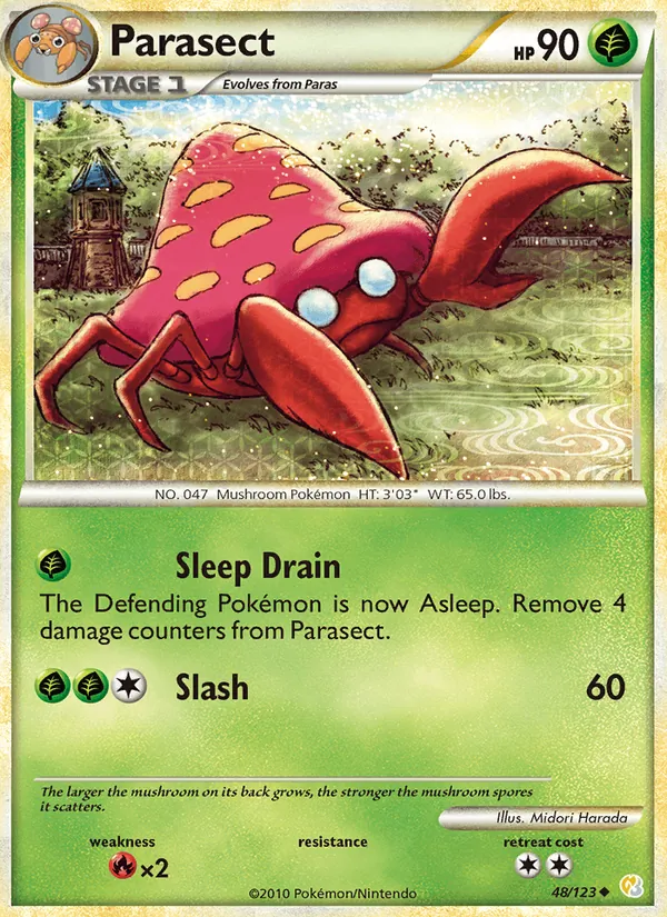 Parasect (HeartGold SoulSilver #48/123)