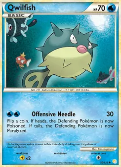 Qwilfish (HeartGold SoulSilver #50/123)