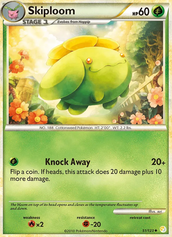 Skiploom (HeartGold SoulSilver #51/123)