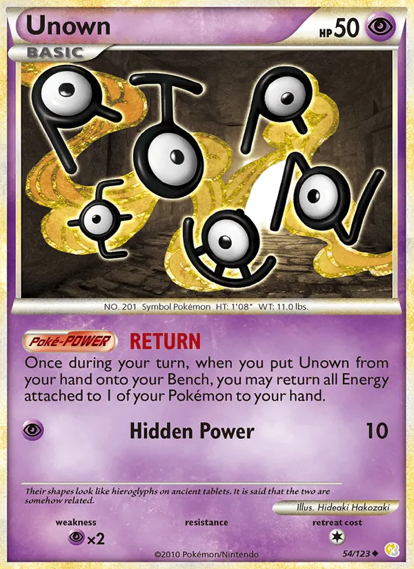Unown (HeartGold SoulSilver #54/123)