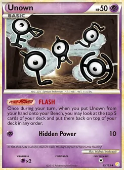 Unown (HeartGold SoulSilver #55/123)