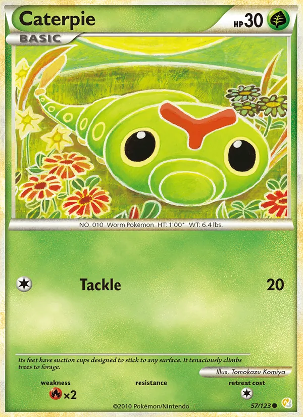 Caterpie (HeartGold SoulSilver #57/123)