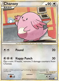 Chansey (HeartGold SoulSilver #58/123)
