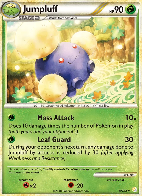 Jumpluff (HeartGold SoulSilver #6/123)