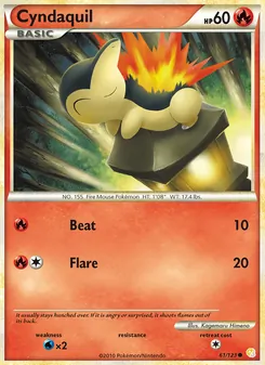 Cyndaquil (HeartGold SoulSilver #61/123)
