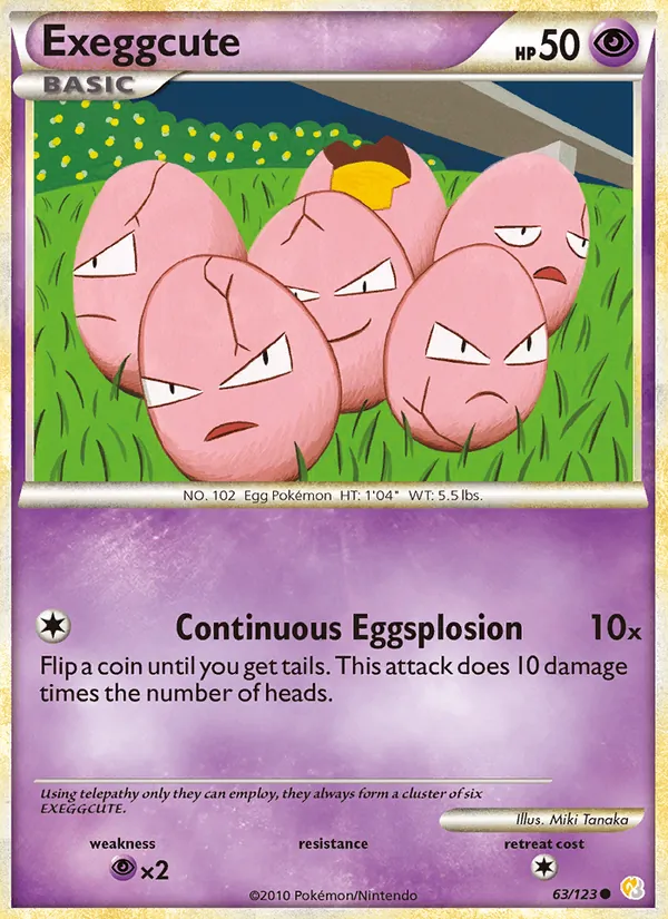 Exeggcute (HeartGold SoulSilver #63/123)