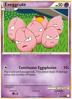 Exeggcute (HeartGold SoulSilver #63/123)