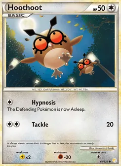 Hoothoot (HeartGold SoulSilver #66/123)