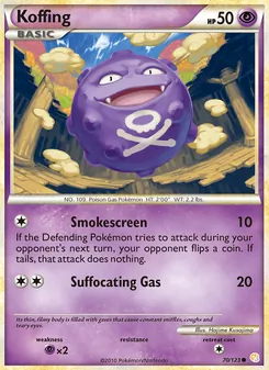 Koffing (HeartGold SoulSilver #70/123)