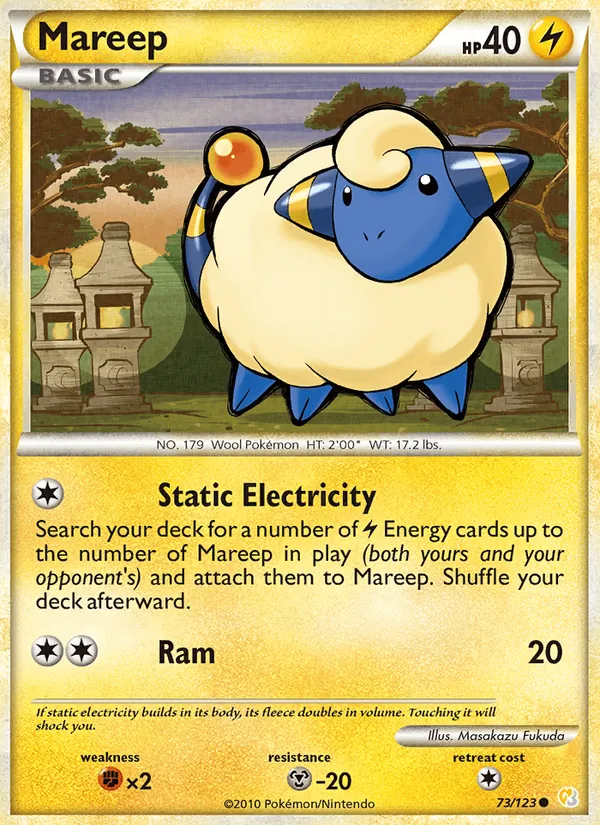 Mareep (HeartGold SoulSilver #73/123)