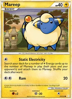 Mareep (HeartGold SoulSilver #73/123)