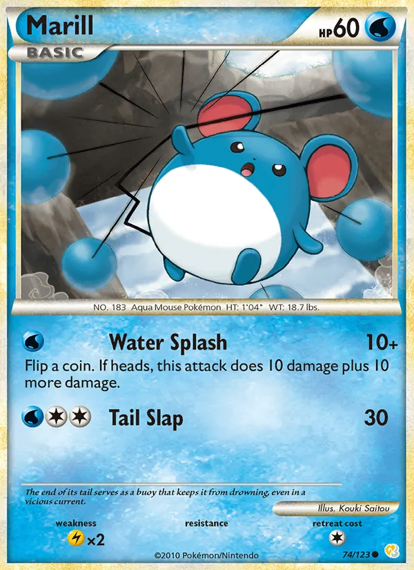 Marill (HeartGold SoulSilver #74/123)