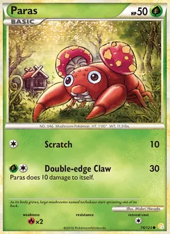 Paras (HeartGold SoulSilver #76/123)