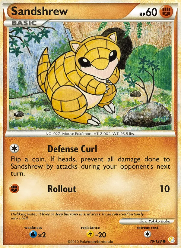 Sandshrew (HeartGold SoulSilver #79/123)