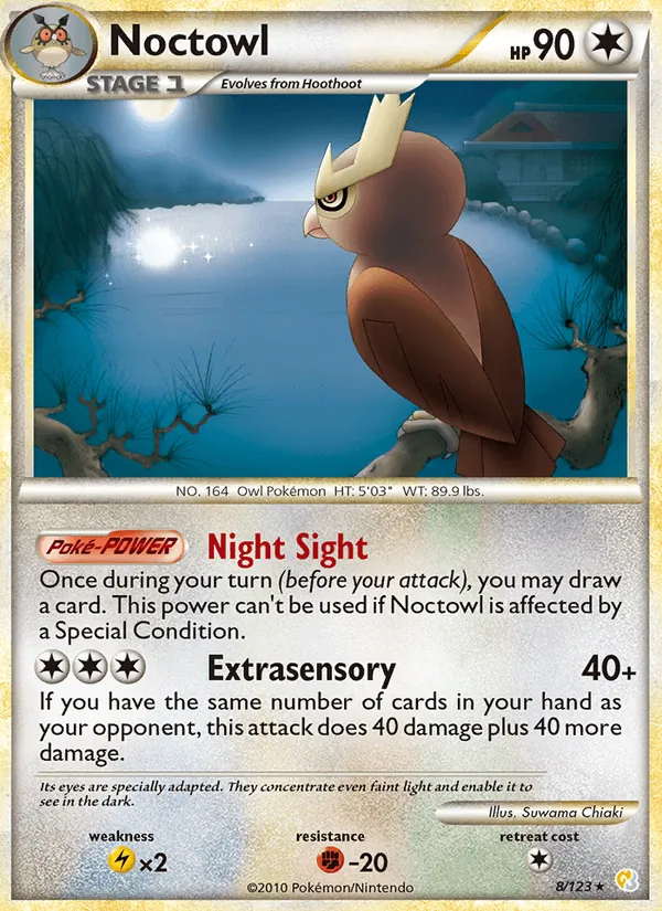 Noctowl (HeartGold SoulSilver #8/123)