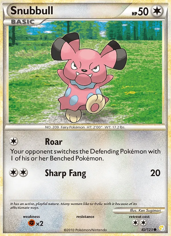 Snubbull (HeartGold SoulSilver #82/123)