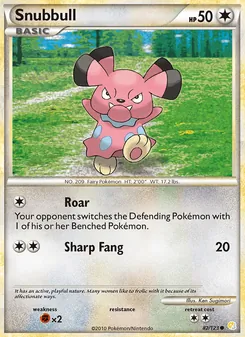 Snubbull (HeartGold SoulSilver #82/123)