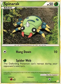Spinarak (HeartGold SoulSilver #83/123)