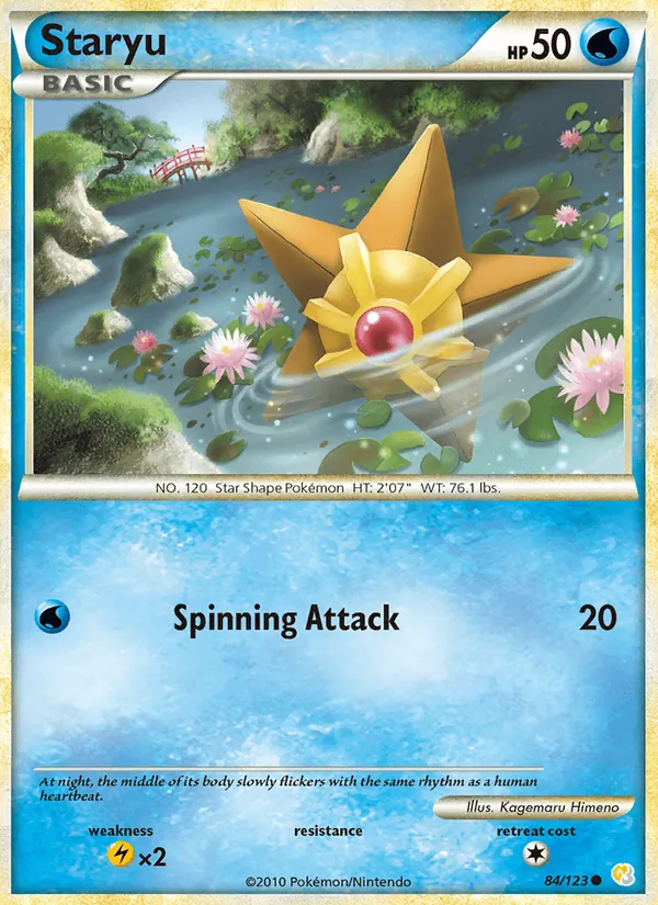 Staryu (HeartGold SoulSilver #84/123)